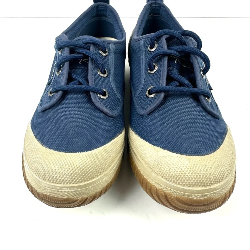 Vasque‎ Portage Low Green Trail Hiking Shoes 7.5 Blue Canvas Womens Lace Up